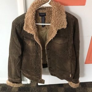 Large American Eagle corduroy jacket.